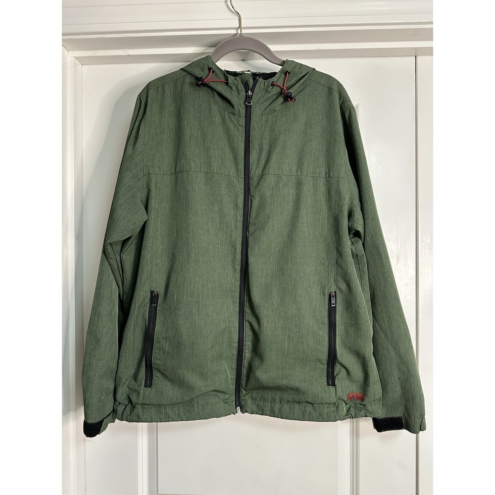 G.H. Bass & Co., Men's Light‎ Jacket/Windbreaker, Green, Size M